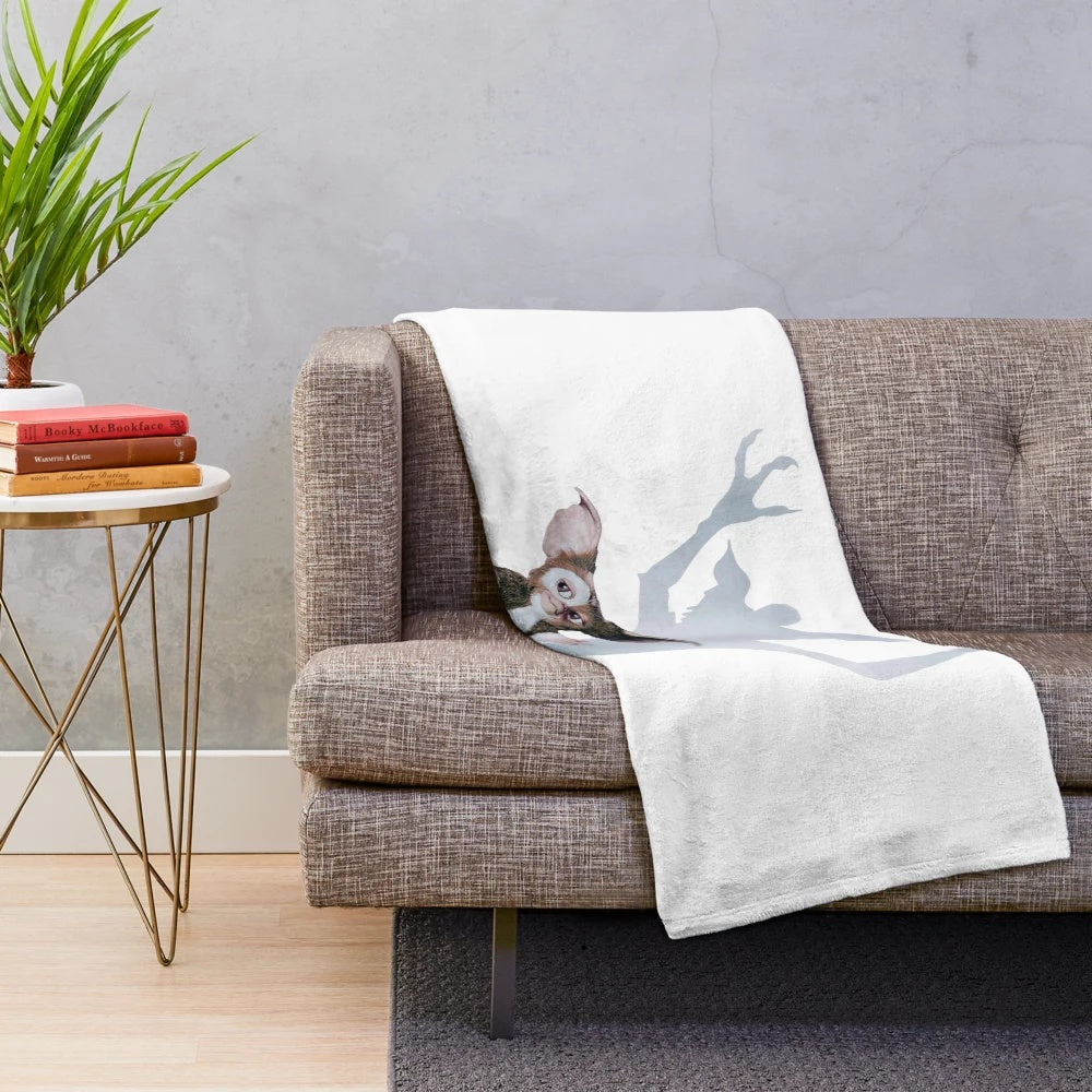 Gizmo from Gremlins plush blanket