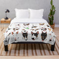 Glasgow Bull Terrier Club inspired plush blanket