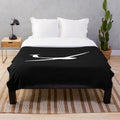 Glider plush blanket with soft, warm material