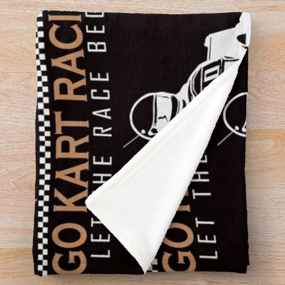 Go Kart Plush Blanket