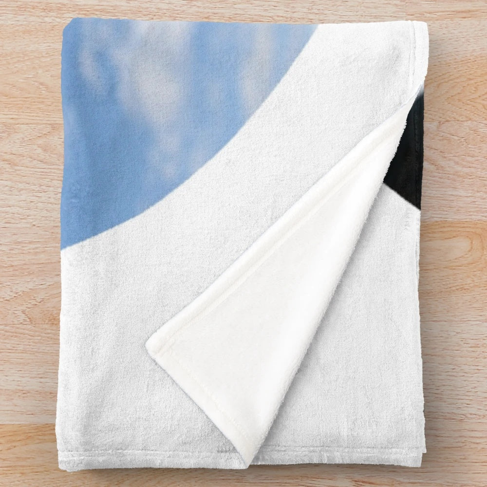 Soft and cuddly goat plush blanket, perfect for fans of the Goat Simulator game