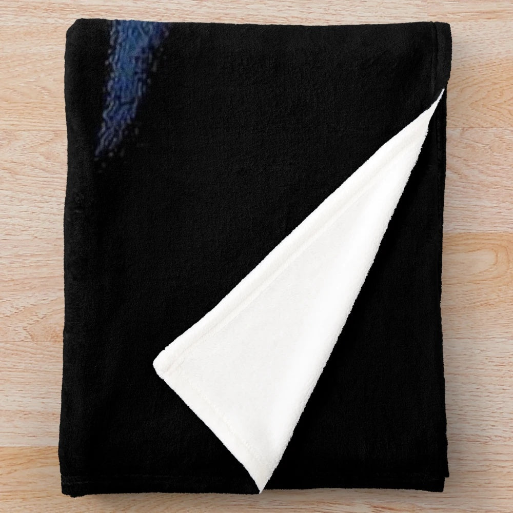 God of War Ragnarok inspired plush blanket featuring the iconic game logo