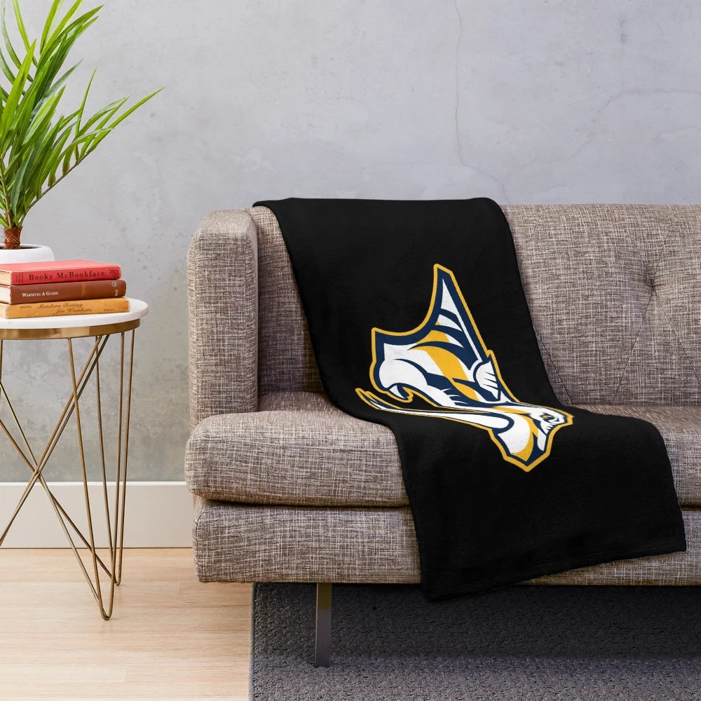 Golden Knight inspired plush blanket