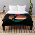Plush golf-themed blanket with soft, luxurious texture