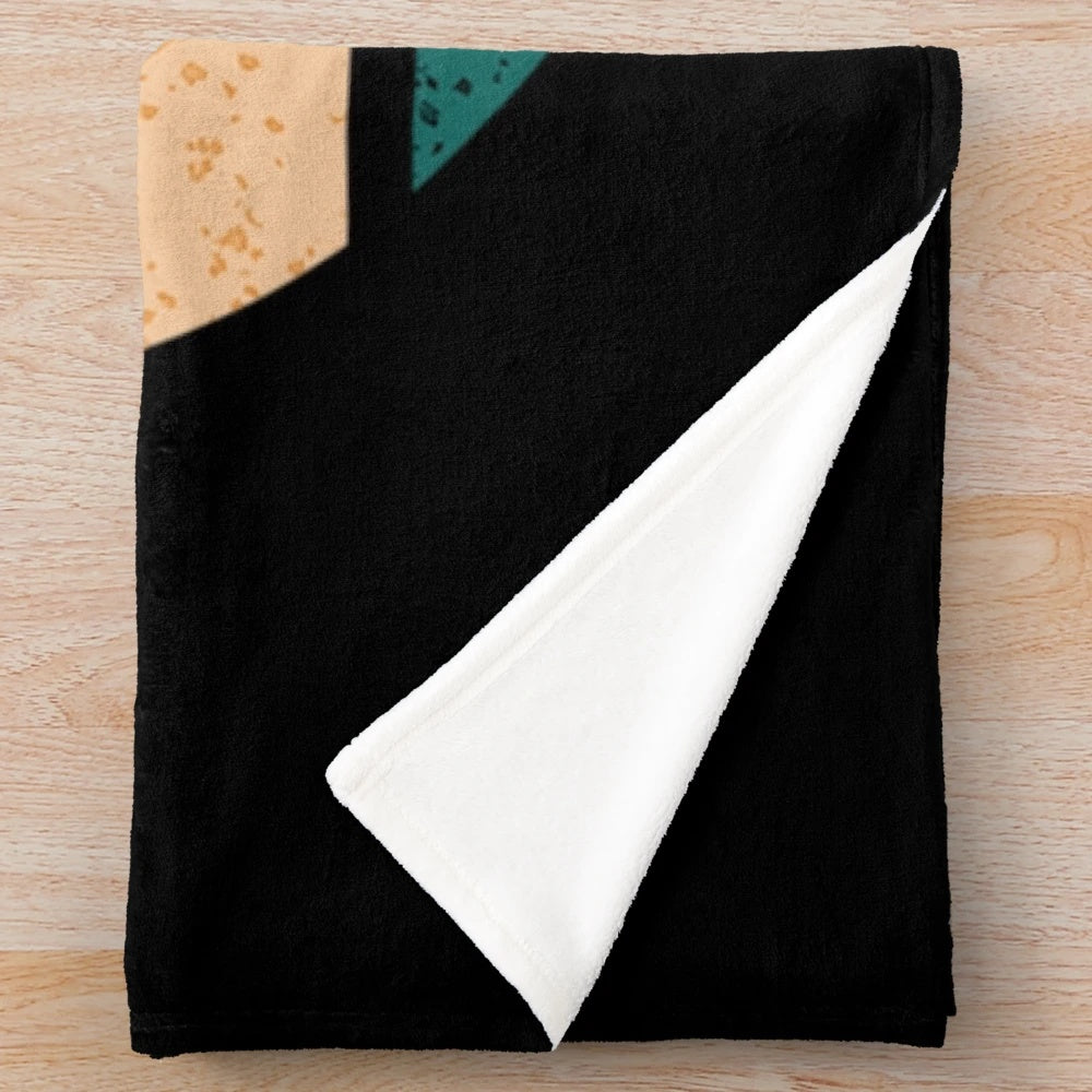Plush golf-themed blanket with soft, luxurious texture