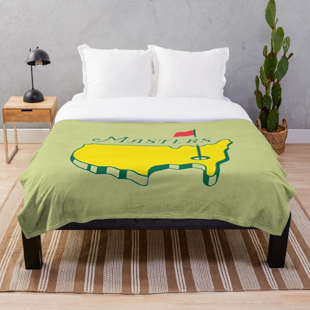 Golf Plush Blanket with PGA and Ryder Cup Graphics