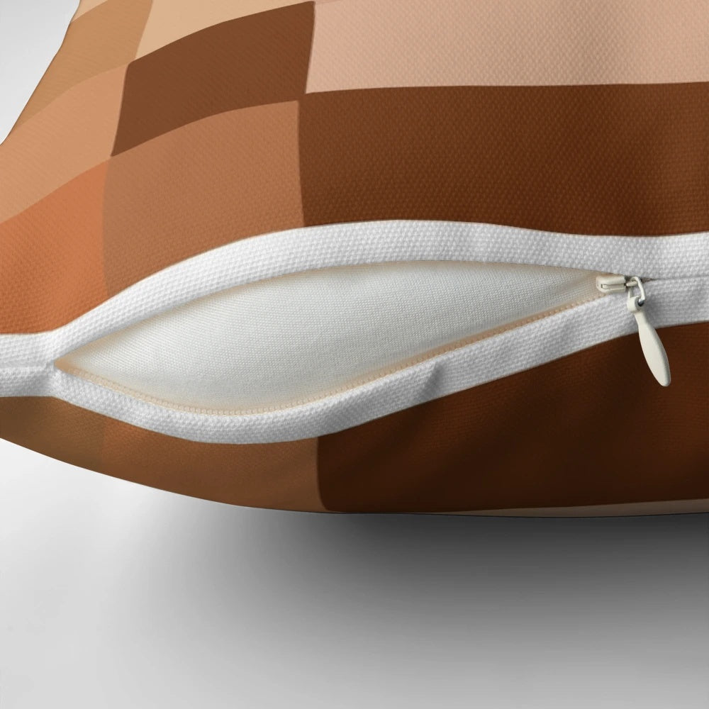 Soft, plush pillow featuring the Scar character from the Hermitcraft Minecraft server