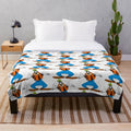Goofy plush blanket with soft, cuddly design