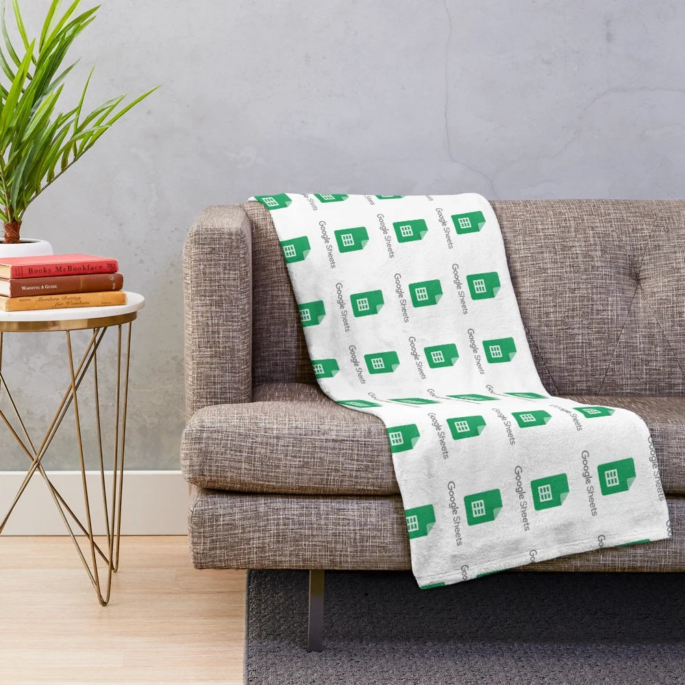Soft and Comfortable Google Sheets Plush Blanket
