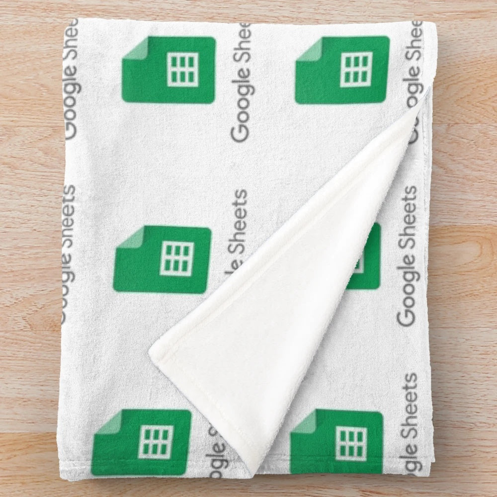 Soft and Comfortable Google Sheets Plush Blanket