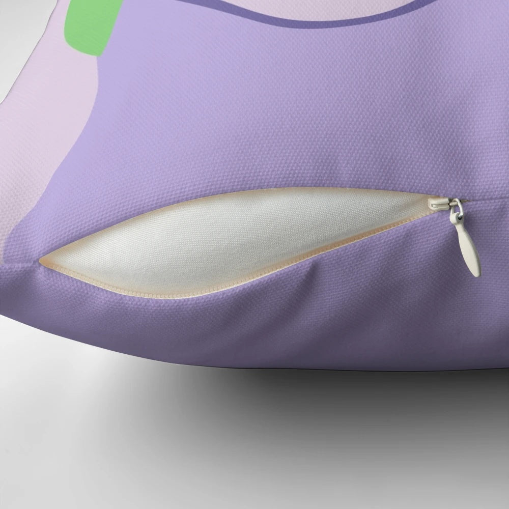 Soft and plush Goomy Pokemon pillow with vibrant colors and detailed design.