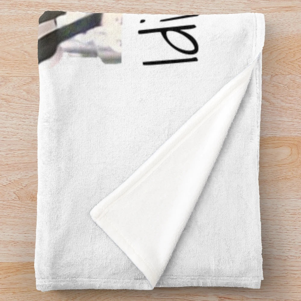 Gordon Ramsay-inspired plush blanket with idiot sandwich design