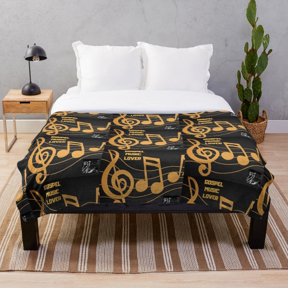 Gospel Music Lover Plush Blanket