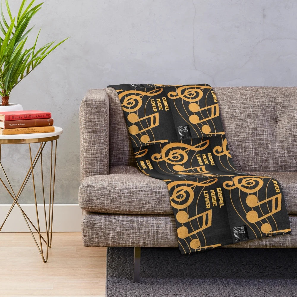 Gospel Music Lover Plush Blanket
