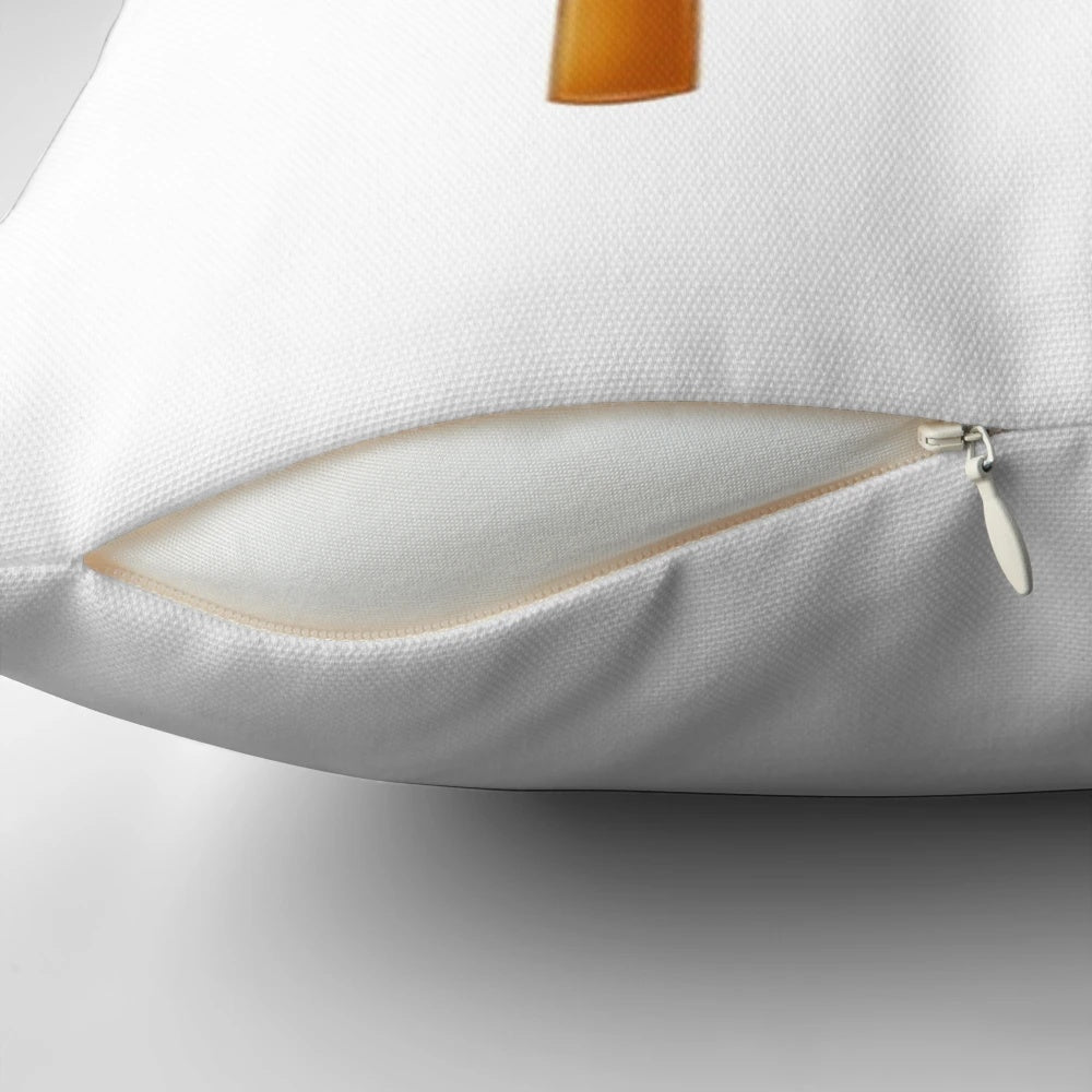 Grandfather pillow with a grumpy but charming expression