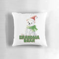 Grandma Bear Christmas Sweater with Red and Green Festive Design