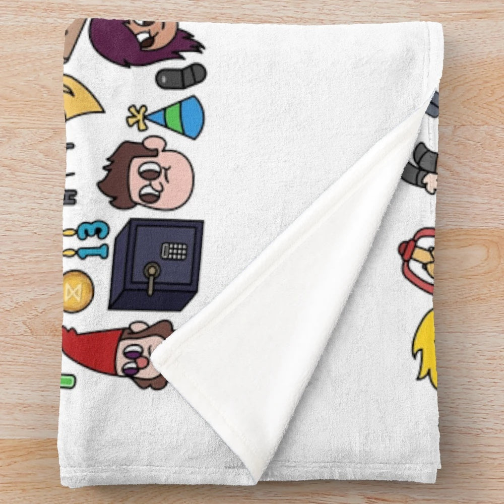 Gravity Falls Doodle Plush Blanket