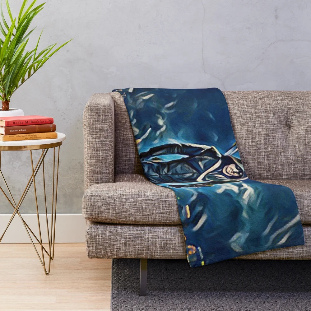 Green Arrow superhero plush blanket with Oliver Queen's iconic look