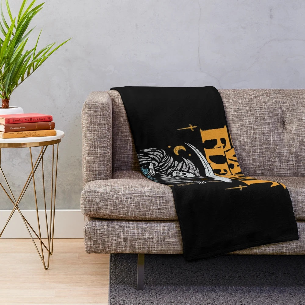 Greta Van Fleet Inspired Boho Plush Blanket