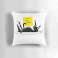Soft, stylish pillow featuring a cartoon greyhound or lurcher dog design
