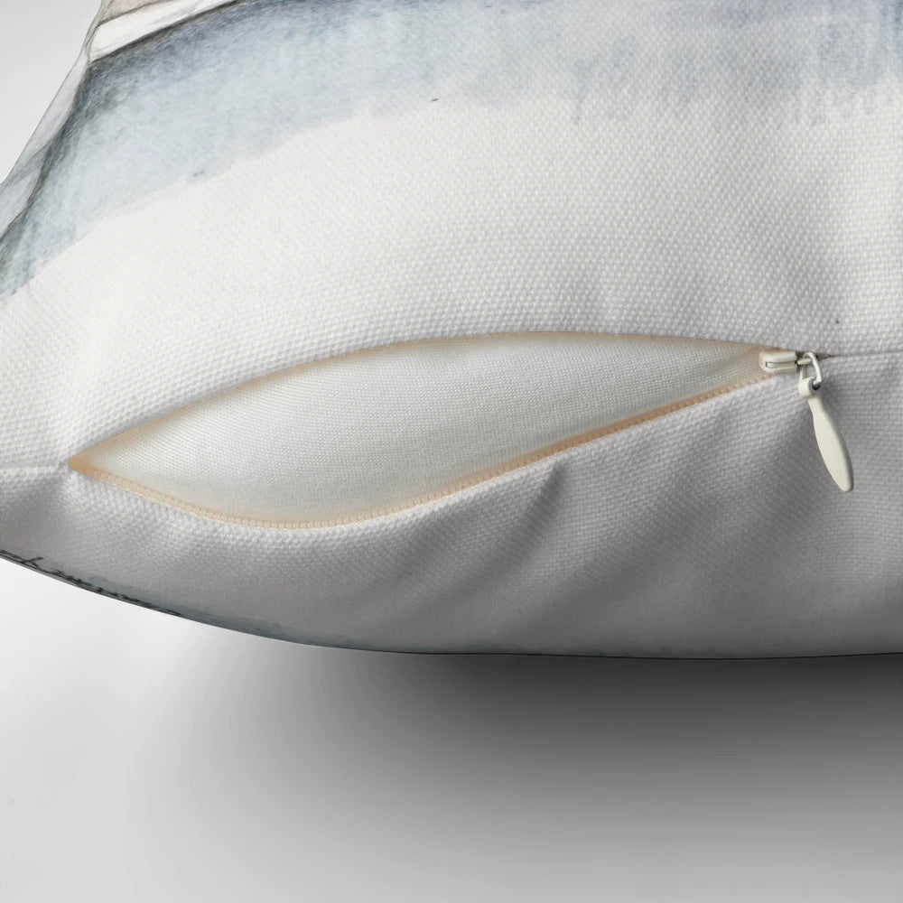 Soft, plush pillow featuring a sleeping greyhound dog