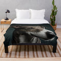 Greyhound dog breed plush blanket