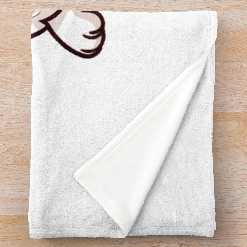 Griffon-inspired plush blanket with detailed design