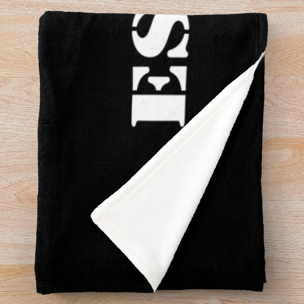 Cozy plush blanket featuring the Grimsby Town FC logo