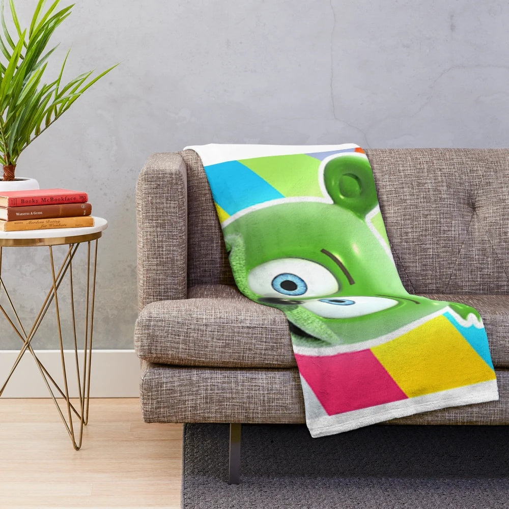 Gummibar the Gummy Bear Plush Blanket