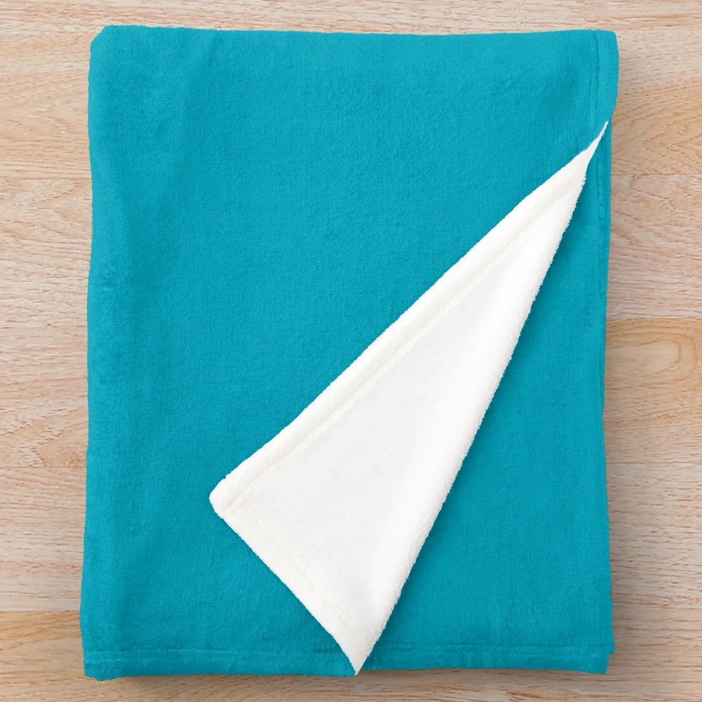 Gymnastics-themed plush blanket with artistic gymnastics design