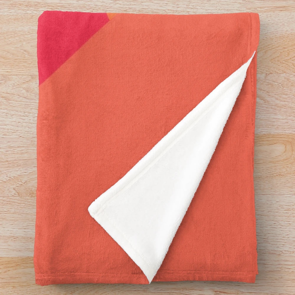 Gymnastics-themed plush blanket with artistic designs