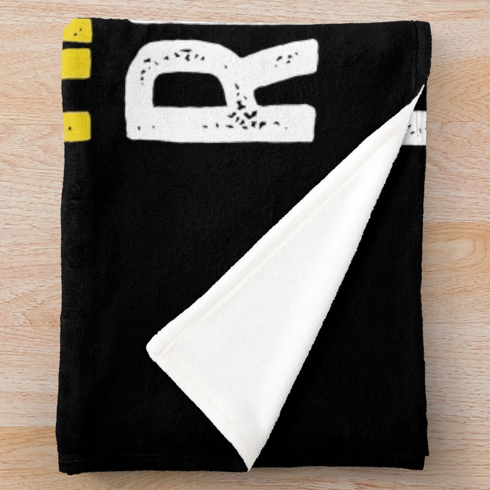 Hamilton-themed plush blanket with "Eat Sleep Hamilton Repeat" design