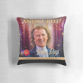 Decorative pillow featuring the "Happy Days" album cover design by André Rieu