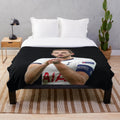 Harry Kane soccer player plush blanket