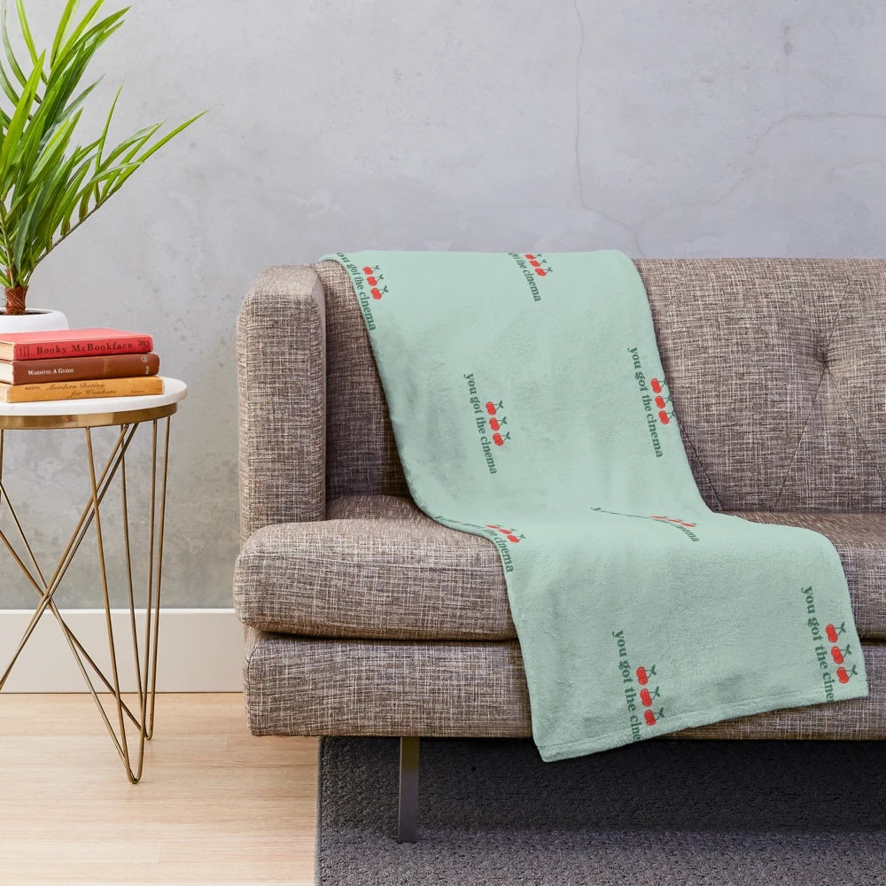 Soft and cozy plush blanket featuring Harry Styles' "Harry's House" album artwork and song titles