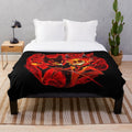 Hazbin Hotel Alastor Inspired Plush Blanket