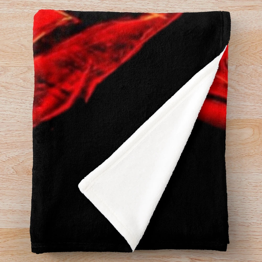 Hazbin Hotel Alastor Inspired Plush Blanket