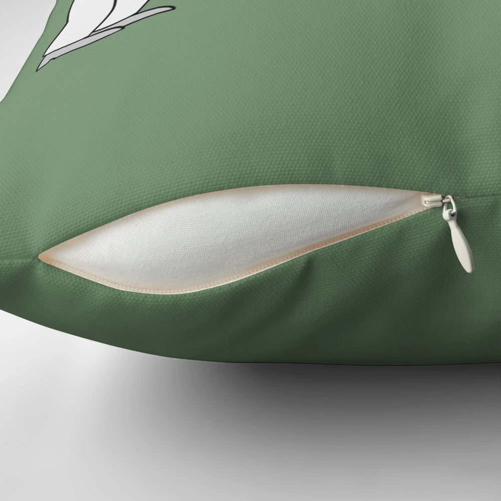 Plush heart-shaped throw pillow featuring a couple with a beard design from the popular Catana Comics