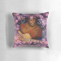 Soft, red heart-shaped pillow featuring the Red Dead Redemption characters