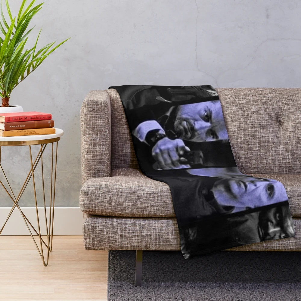 Heat (1995) movie-themed plush blanket featuring Robert De Niro and Al Pacino
