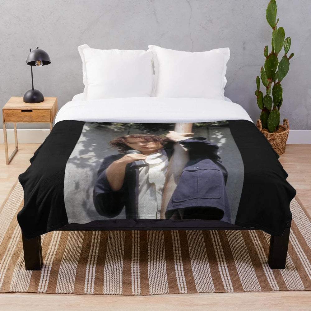 Heath Ledger movie aesthetic plush blanket