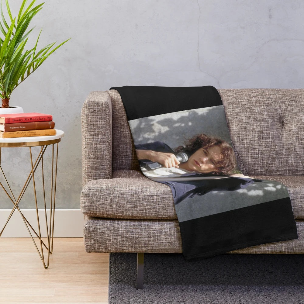 Heath Ledger movie aesthetic plush blanket