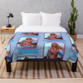 Heather Thomas Inspired Plush Blanket - Tribute to The Fall Guy Stunt Performer