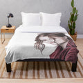 Helena Bonham Carter inspired plush blanket