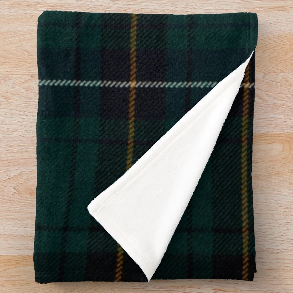 Henderson Scottish tartan plush blanket
