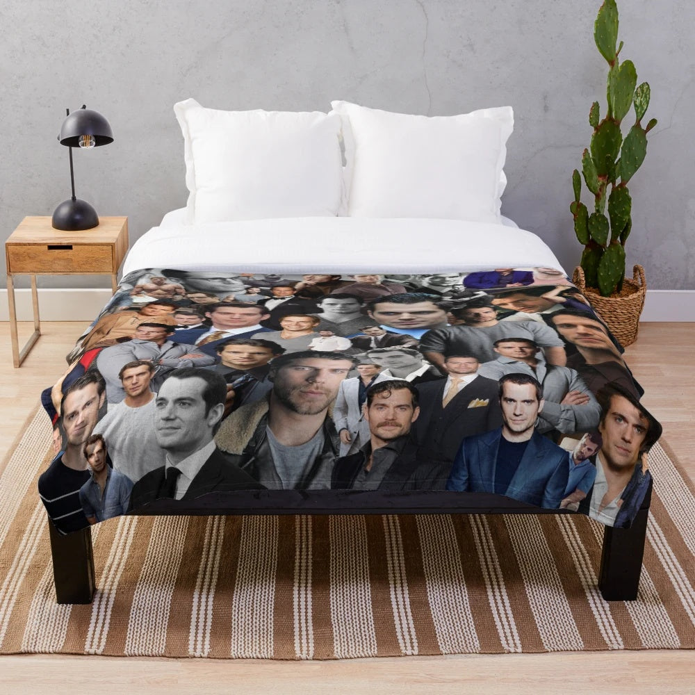 Henry Cavill Inspired Plush Blanket