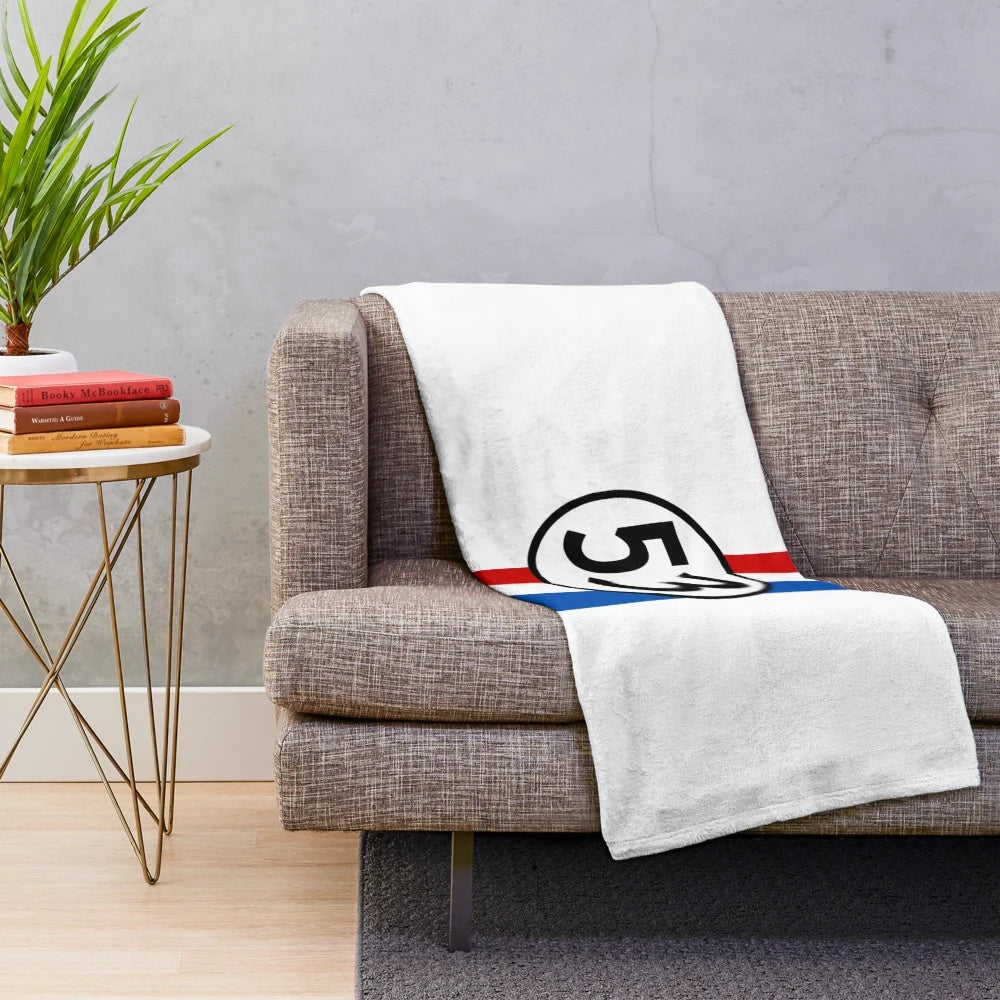 Herbie the Volkswagen Beetle-inspired plush blanket