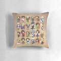 Soft, plush anime-inspired group pillow featuring chibi Hetalia characters