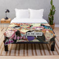 Soft and Cozy Hetalia-Inspired America Plush Blanket