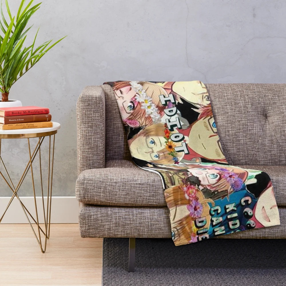 Soft and Cozy Hetalia-Inspired America Plush Blanket